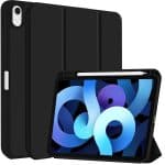 IPAD AIR 4 / 5 / 6 / 7 / 8 / AIR 11  10.9 LUXURY SMART TABLET CASE WITH PEN SLOT BLACK - Image 2