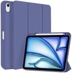 IPAD AIR 4 / 5 / 6 / 7 / 8 / AIR 11  10.9 LUXURY SMART TABLET CASE WITH PEN SLOT BLUE - Image 2