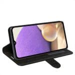 SAMSUNG A53 STYLISH BOOK CASE BLACK - Image 3