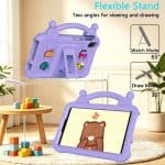 KIDS PROTECTIVE SHOCKPROOF CASE LENOVO TAB ONE  TB-305 8.7Inch LIGHT PURPLE - Image 2