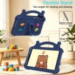 KIDS PROTECTIVE SHOCKPROOF CASE LENOVO TAB ONE  TB-305 8.7Inch NAVY BLUE - Image 2