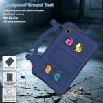 KIDS PROTECTIVE SHOCKPROOF CASE LENOVO TAB ONE  TB-305 8.7Inch NAVY BLUE - Image 3